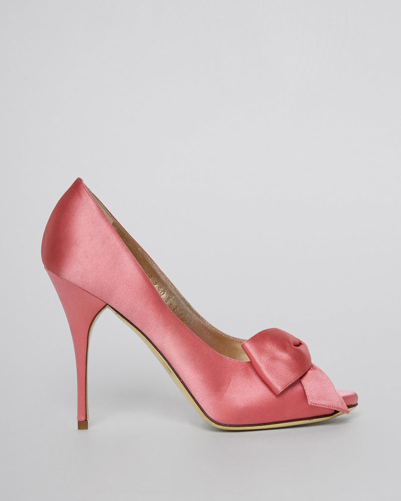 Steve Madden Viable heeled shoes in blush satin | ASOS